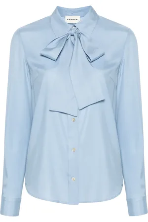 P.A.R.O.S.H. Pussy-bow silk shirt