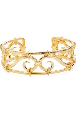 Céline Engraved cuff bracelet