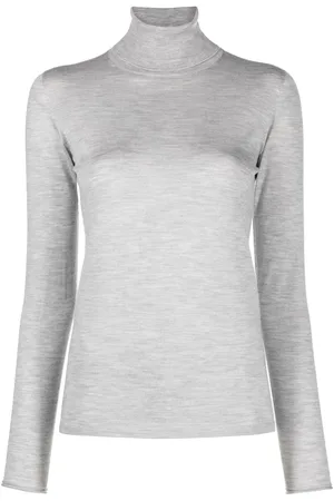 LE TRICOT PERUGIA Roll-neck cashmere-silk jumper