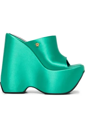 VERSACE Platform wedge heels