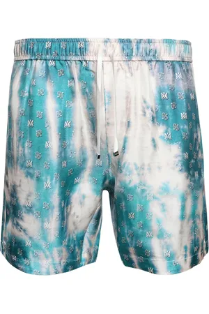 AMIRI Monogram-print elasticated-waist shorts