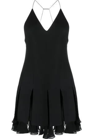 Khaite The Teagan V-neck minidress