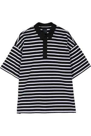 JUUN.J Striped cotton T-shirt