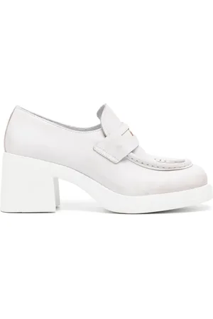 Miu Miu 70mm leather penny loafers