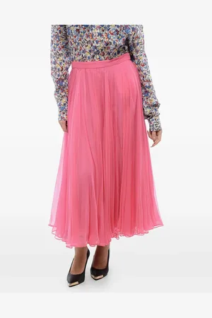 Alexander McQueen Pleated midi skirt