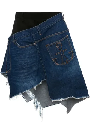 J.W.Anderson Distressed asymmetric-design skirt