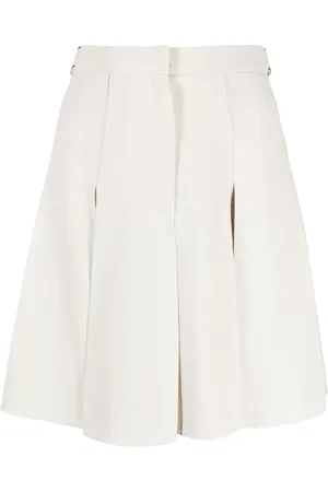 Brunello Cucinelli High-waisted A-line skirt