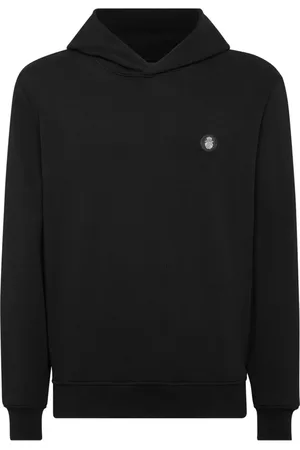 BILLIONAIRE Logo-appliqué hoodie