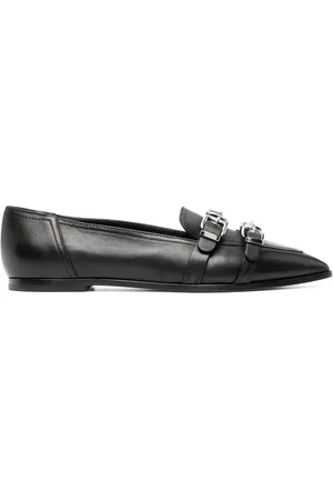 AGL ATTILIO GIUSTI LEOMBRUNI Buckle-detail pointed-top loafers