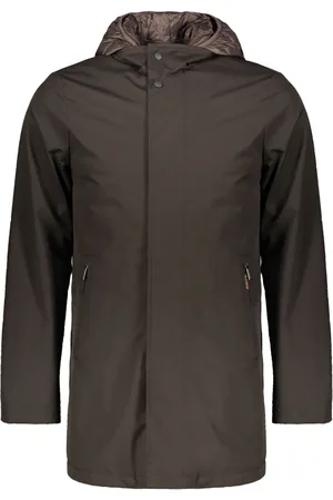 MOORER Tenno-Amd hooded raincoat