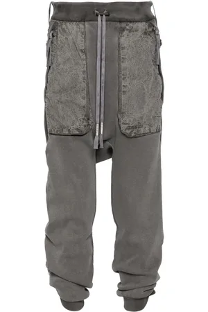 11 BY BORIS BIDJAN SABERI Drawstring drop-crotch trousers