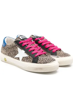Golden Goose Superstar leopard-print sneakers