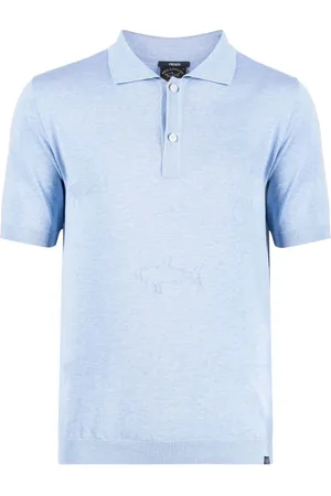 Paul & Shark Shark-pattern polo shirt
