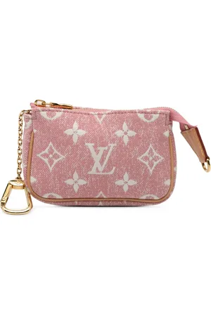 LOUIS VUITTON 2021-2024 Micro Monogram Jacquard Denim Pochette Accessoires pouch