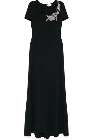 Alexander McQueen Banshee-embroidered maxi dress