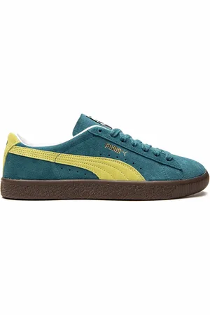PUMA Suede VTG " Coral/Yellow Alert" sneakers
