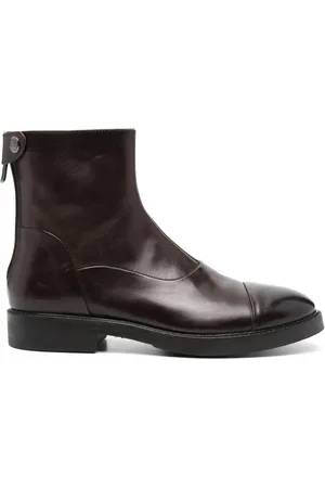 ALBERTO FASCIANI Gabriel leather ankle boots