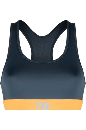 7 DAYS ACTIVE KK logo-print sports bra