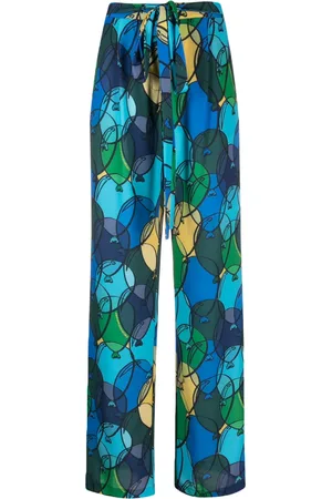 ALESSANDRO ENRIQUEZ Balloon-print palazzo pants