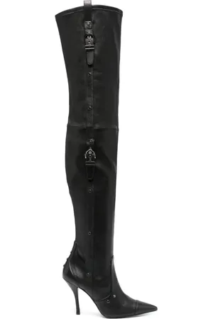 Stuart Weitzman Ultrastuart Maverick 110mm leather boots