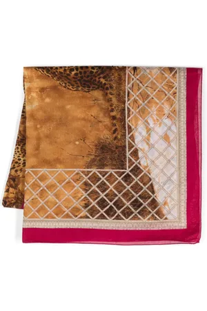 Gianfranco Ferré Leopard-print cotton scarf