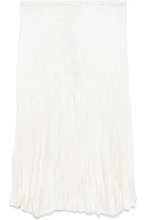 Michael Kors Satin charmeuse midi skirt