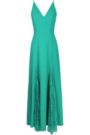 Lethicia Bronstein Georgia lace-panel maxi dress