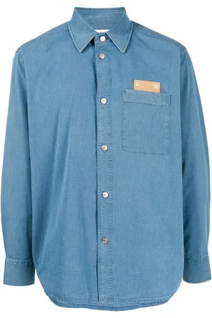 CRAIG GREEN Patch-detail denim shirt
