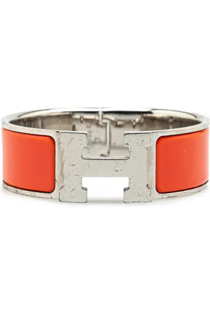 Hermès 20th Century Wide Enamel Clic Clac H Bracelet PM costume bracelet
