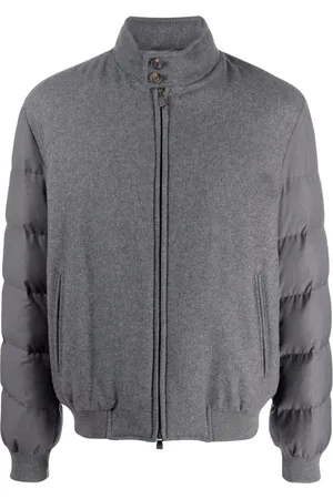 corneliani High-neck padded bomber jacket