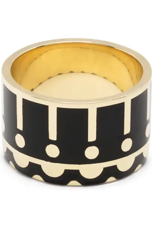 Alice Cicolini 14kt yellow Memphis Samarkand Wide Band ring
