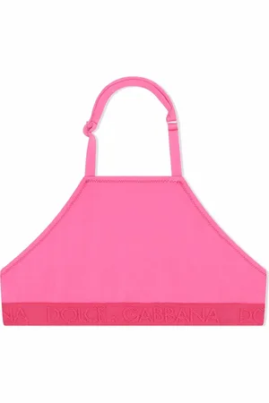 Dolce & Gabbana Halterneck tank-bikini top
