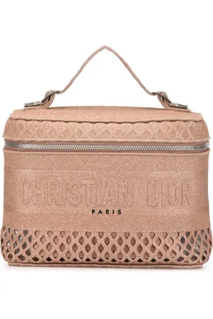 Dior 2020 Mesh Embroidered Diortravel Case vanity bag