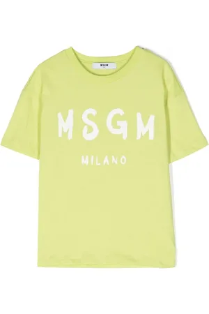 Msgm Logo-print cotton T-shirt
