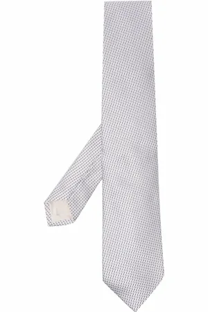 D4.0 Textured silk tie