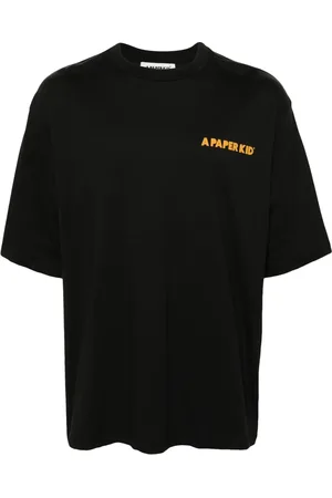 A PAPER KID Logo-print cotton T-shirt