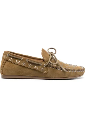 Isabel Marant Freen stud suede loafers