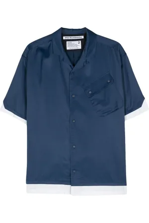 WHITE MOUNTAINEERING Camp-collar layered shirt