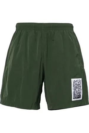 Alexander McQueen Logo-patch swim shorts