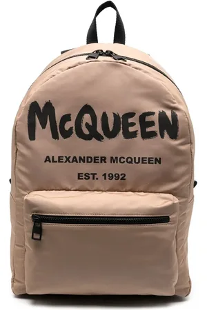 Alexander McQueen Logo-print detail backpack