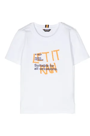 K-Way Logo-print cotton T-shirt