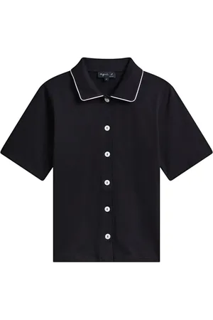 AGNÈS B. Pipe-trim shirt