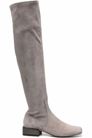 Brunello Cucinelli Squared-toe knee-length boots