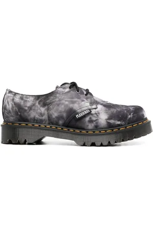 Dr. Martens X Pleasures tie-dye 1461 derby shoes
