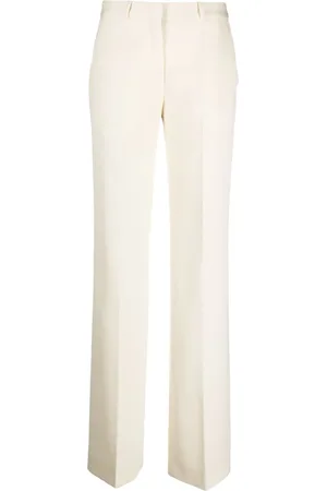 DEL CORE Tailored straight-leg wool trousers
