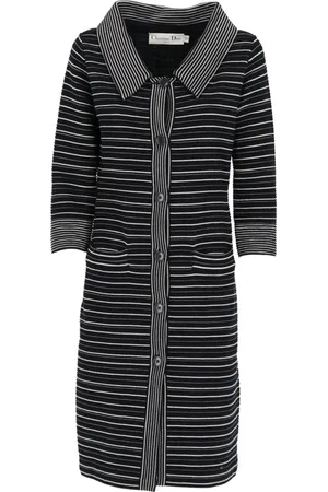 Dior 1990s striped coat