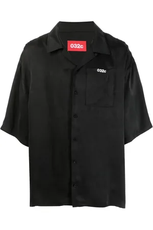 032c Logo-print lyocell shirt