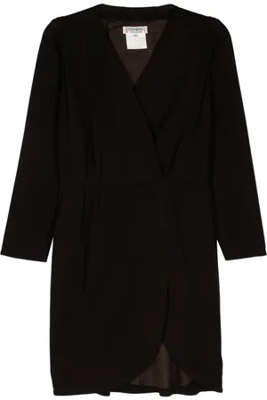 Saint Laurent 1990s wool dress