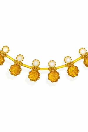 Akansha Sethi Roshni moonstone and citrine choker
