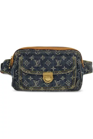 LOUIS VUITTON 2007 Monogram Denim belt bag